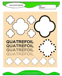 Geometrik Şekiller Çalışma Sayfaları